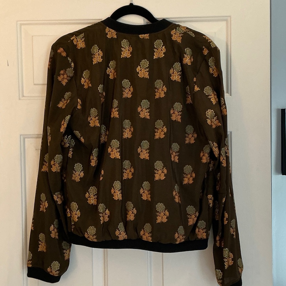 Bomber Jacket By Baizaar Size Large View 2
